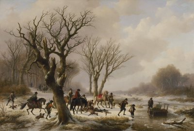 Después de la caza de Eugene Joseph Verboeckhoven